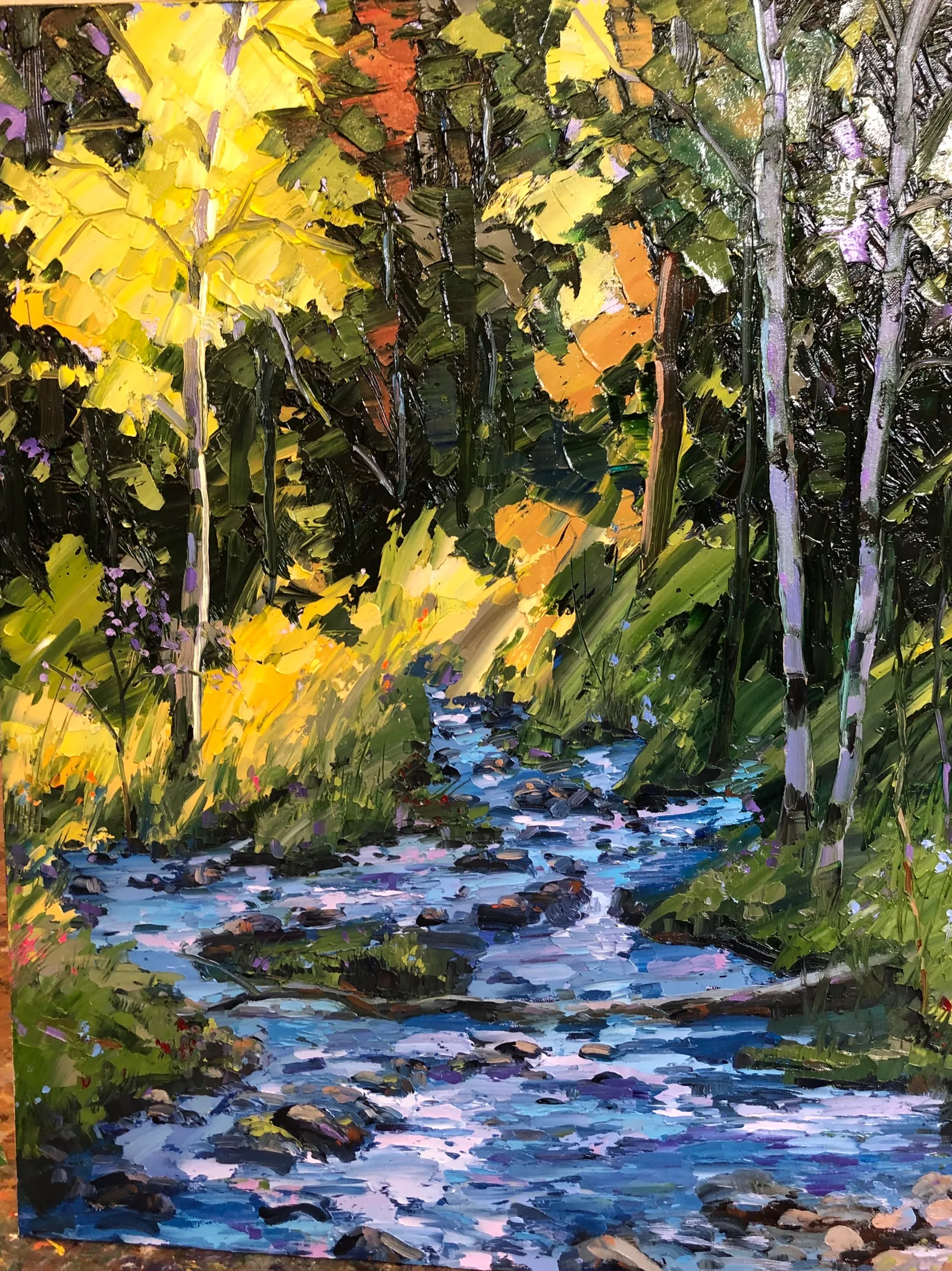 Bennett Springs — impressionist oil painting by Garth Williams