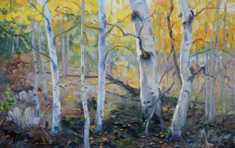 Mountain Splendor — impressionist oil painting by Garth Williams